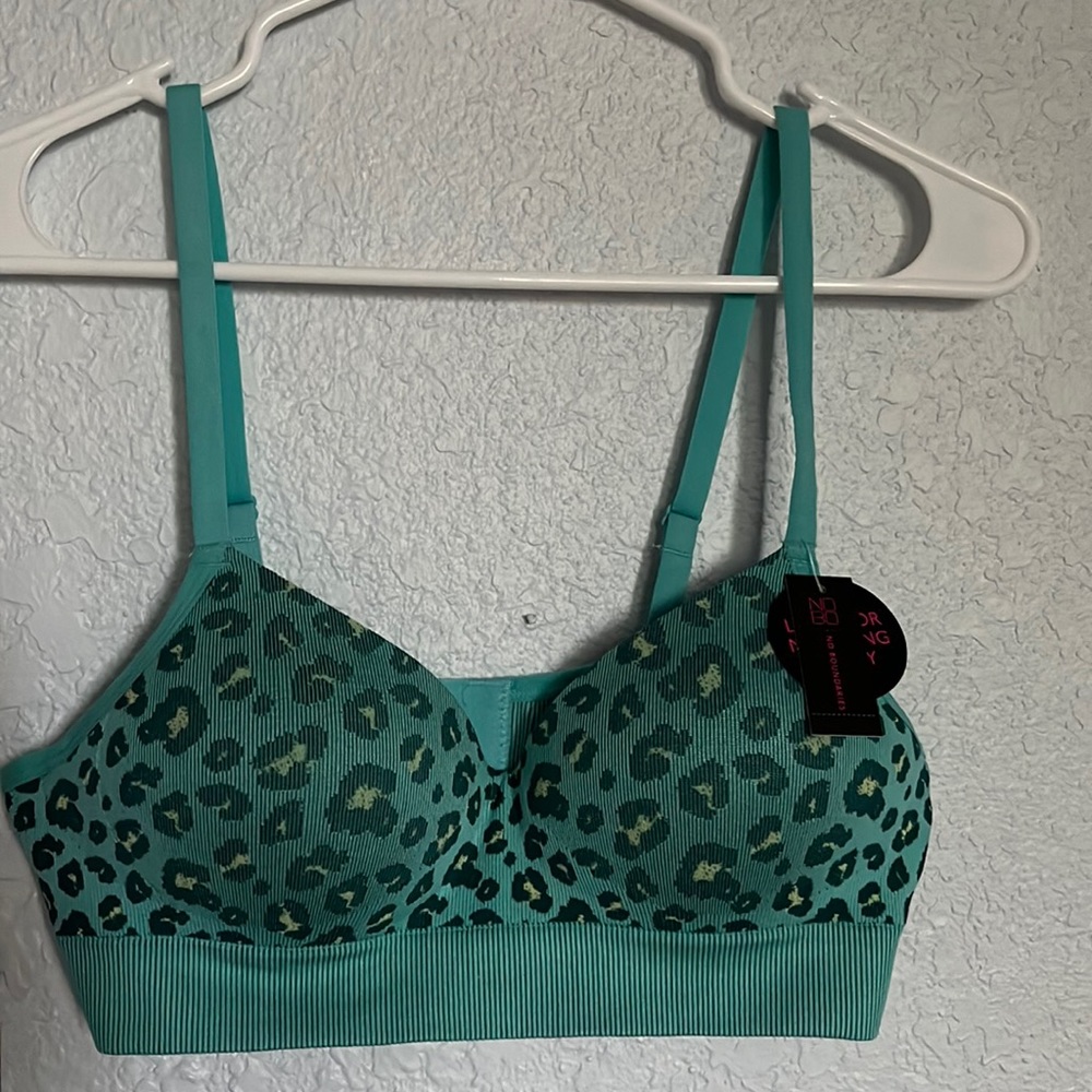 Cheetah print bra